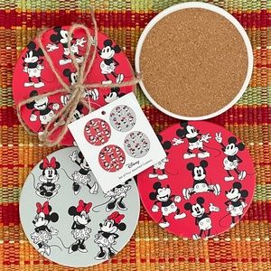 DISNEY Mickey & Minnie Mouse Coasters